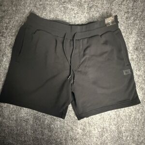 Vans Sweatpants Mens XL Black Original Standard Loose Fit Fleece NWT VN000P5GBLK